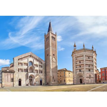Lais Puzzle - Panorama der Piazza Duomo in Parma - 100, 200, 500 & 1.000 Teile