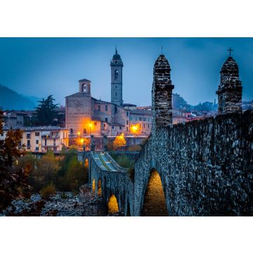 Lais Puzzle - Bobbio, Trebbia-Tal, Piacenza, Emilia Romagna, Italien. Die kleine Stadt in der Nähe von Trebbia - 100, 200, 500 & 1.000 Teile