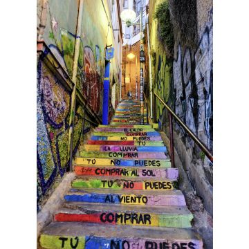 Lais Puzzle - Bunte Treppen in Valparaiso, Chile - 100, 200, 500 & 1.000 Teile