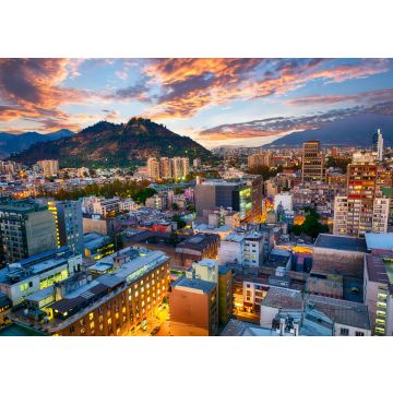 Lais Puzzle - Abendpanorama von Santiago de Chile - 100, 200, 500 & 1.000 Teile