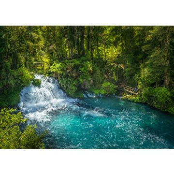 Lais Puzzle - Ojos del Caburgua Wasserfall, Pucon, Araucania, Chile. Chilenisches Patagonien - 100, 200, 500 & 1.000 Teile