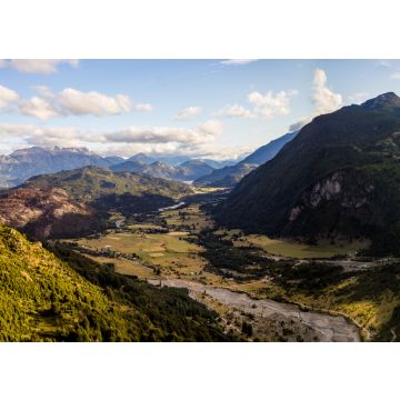 Lais Puzzle - Sonnenuntergang über den Bergen, Panoramalandschaft, Futaleufu, chilenisches Patagonien, Chile - 100, 200, 500 & 1.000 Teile