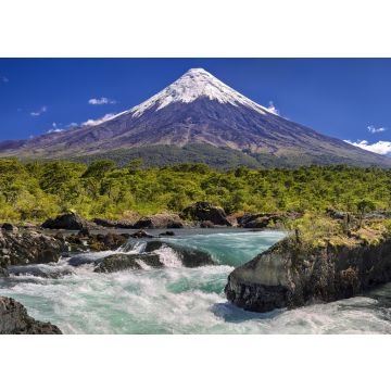 Lais Puzzle - Petrohue Wasserfälle vor dem Vulkan Osorno (Chile) - 100, 200, 500 & 1.000 Teile