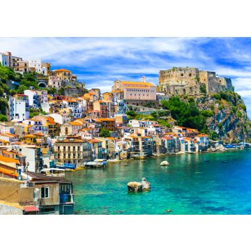 Lais Puzzle - schöne Strände und Städte von Kalabrien - Scilla. Italienische Sommerferien. - 100, 200, 500 & 1.000 Teile