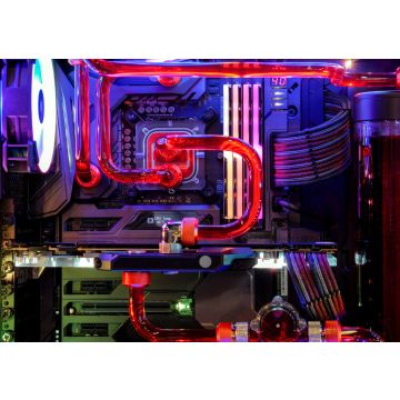 Lais Puzzle - Desktop Computer Gaming mit mehrfarbiger LED-Lichtshow beim Arbeiten - 100, 200, 500 & 1.000 Teile