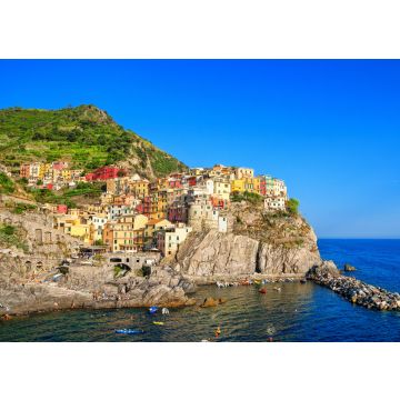 Lais Puzzle - Manarola ist eine kleine Stadt in der Gemeinde Riomaggiore in der Provinz La Spezia in Ligurien an der norditalienischen Küste der Cinque Terre. - 100, 200, 500 & 1.000 Teile