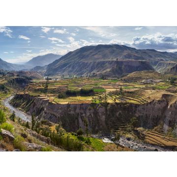 Lais Puzzle - Blick auf Terrassenfelder und den Fluss Colca im Colca Canyon im Süden Perus, im Departement Arequipa - 100, 200, 500 & 1.000 Teile