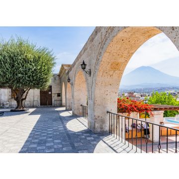 Lais Puzzle - Mirador von Yanahuara in Arequipa mit Blick zum Misti - 100, 200, 500 & 1.000 Teile