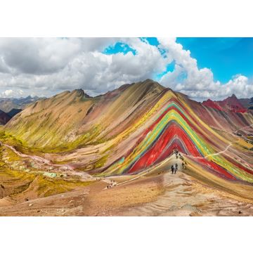 Lais Puzzle - Wanderszene in Vinicunca, Region Cusco, Peru. Regenbogen-Berg - 100, 200, 500 & 1.000 Teile