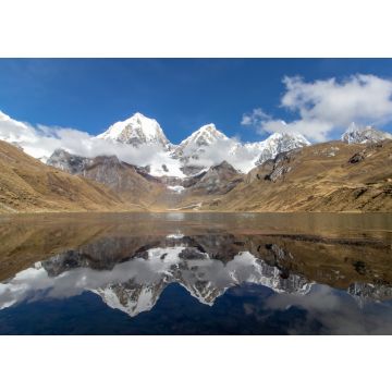 Lais Puzzle - Panoramablick vom westlichen Ende der Lagona Carhuacocha zum Berg Yerupajá, Anden, Peru - 100, 200, 500 & 1.000 Teile