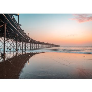 Lais Puzzle - Pier über dem Meer gegen den Himmel bei Sonnenuntergang, Peru - 100, 200, 500 & 1.000 Teile