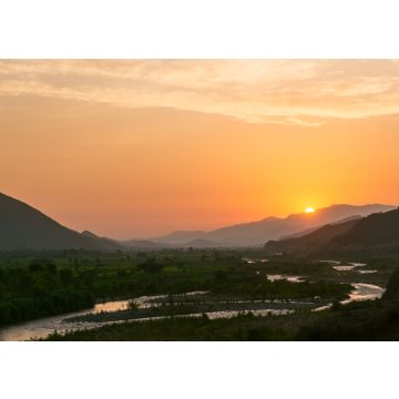 Lais Puzzle - Sonnenuntergang in einem von einem Fluss durchflossenen Tal in Lambayeque, Peru. Chancay-Fluss, Chongoyape, Lambayeque, Peru - 100, 200, 500 & 1.000 Teile