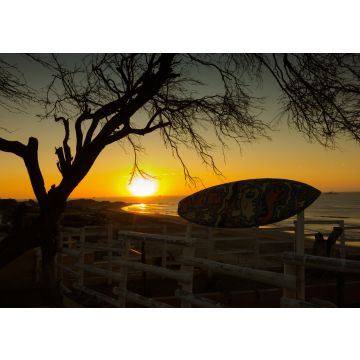 Lais Puzzle - Sonnenuntergang und Surfbrett in Lobitos, Peru - 100, 200, 500 & 1.000 Teile