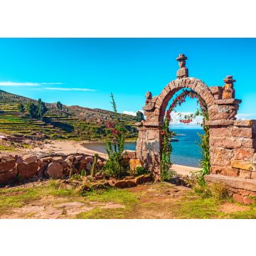 Lais Puzzle - Steinbogen am Eingang zum Inneren der Insel Taquile im Titicacasee, Peru - 100, 200, 500 & 1.000 Teile