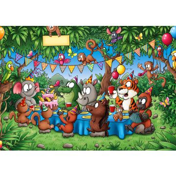 Lais Puzzle - Tierische Freunde feiern Geburtstag im Dschungel - 100, 200, 500 & 1.000 Teile