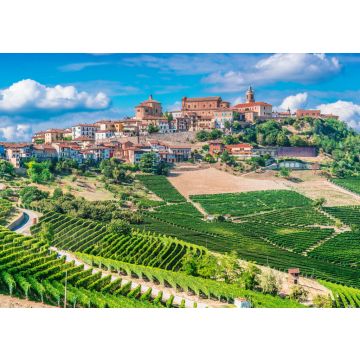 Lais Puzzle - Blick auf La Morra in der Provinz Cuneo, Piemont, Italien - 100, 200, 500 & 1.000 Teile