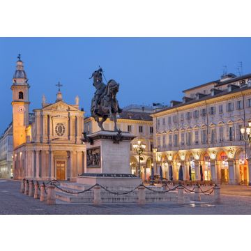 Lais Puzzle - Turin, Italien: Der Platz Piazza San Carlo in der Abenddämmerung - 500 & 1.000 Teile