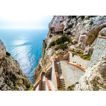 Lais Puzzle - Die Treppe, die zur Neptun-Grotte in der Nähe von Alghero auf Sardinien - 100, 200, 500 & 1.000 Teile
