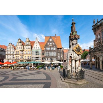 Lais Puzzle - Historischer Marktplatz in Bremen mit Roland Statue - 100, 200, 500 & 1.000 Teile