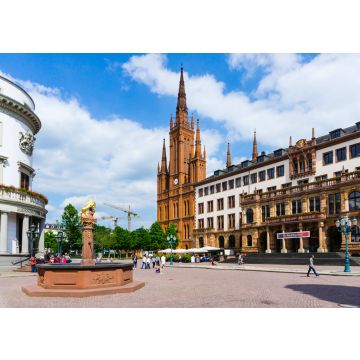 Lais Puzzle - Rathaus, Nassauer Dom, Marktbrunnen, Marktplatz, Wiesbaden, Hessischer Landtag - 100, 200, 500 & 1.000 Teile