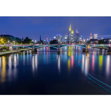 Lais Puzzle - Nacht in Frankfurt am Main vom Main aus - 100, 200, 500 & 1.000 Teile