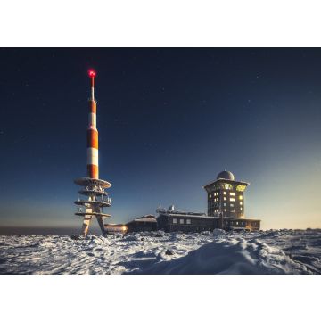 Lais Puzzle - Brocken im Harz (Berg mit Schnee - Nachtaufnahme - Winter) - 100, 200, 500 & 1.000 Teile