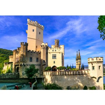 Lais Puzzle - Reisen Sie auf der legendären Rhein-Romantik-Route - Schloss Stolzenfels. Deutschland - 100, 200, 500 & 1.000 Teile