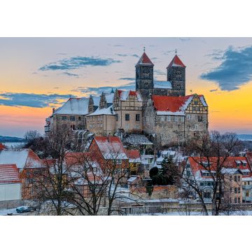 Lais Puzzle - Das Quedlinburger Schloss und Stiftskirche im Winter - 40, 100, 200, 500, 1.000 & 2.000 Teile