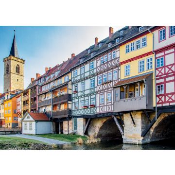 Lais Puzzle - Blick Ansicht der Krämerbrücke Erfurt - 100, 200, 500 & 1.000 Teile