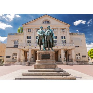 Lais Puzzle - Deutsches Nationaltheater mit Goethe und Schiller in Weimar, Thüringen - 100, 200, 500 & 1.000 Teile