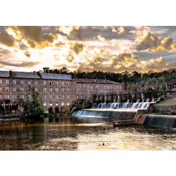Lais Puzzle - Continental Gin Company mit Wasserfall, Prattville - 100, 200, 500 & 1.000 Teile