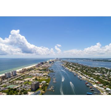 Lais Puzzle - Luftaufnahme der Insel Ono, Alabama und des Strandes von Perdido, Florida - 100, 200, 500 & 1.000 Teile