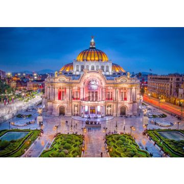 Lais Puzzle - Mexiko-Stadt - Der Palast der Schönen Künste alias Palacio de Bellas Artes - 100, 200, 500 & 1.000 Teile