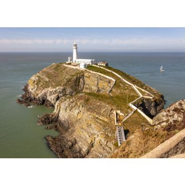 Lais Puzzle - Der South Stack-Leuchtturm wurde auf dem Gipfel einer kleinen Insel vor der Nordwestküste von Holy Island, Anglesey, Wales, errichtet. - 100, 200, 500 & 1.000 Teile