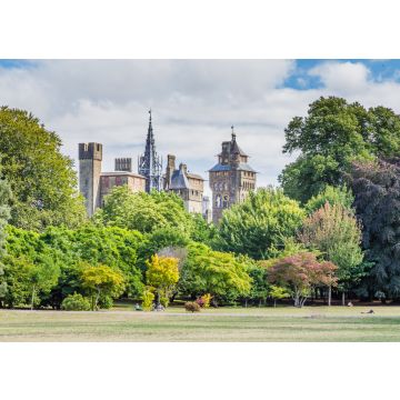 Lais Puzzle - Blick auf das Schloss von Cardiff vom Bute-Park im Zentrum von Cardiff, Wales, UK - 100, 200, 500 & 1.000 Teile