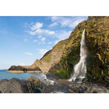 Lais Puzzle - Wasserfall am Tresaith Beach, Cardigan Bay, Wales - 100, 200, 500 & 1.000 Teile