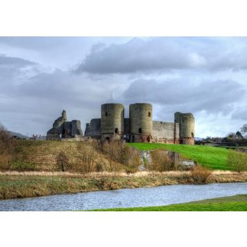 Lais Puzzle - Schloss Rhuddlan von der anderen Seite des Flusses Clwyd, Denbighshire, Wales - 100, 200, 500 & 1.000 Teile