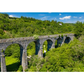 Lais Puzzle - Luftaufnahme des Pontsarn-Viadukts bei Morlais und Merthyr Tydfil in Südwales. Das Viadukt ist jetzt Teil des Wander- und Radwegenetzes Taff Trail. - 100, 200, 500 & 1.000 Teile