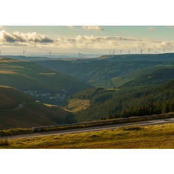 Lais Puzzle - Windturbinen auf den Hügeln bei Abergwynfi in Neath Port Talbot, West Glamorgan, Wales, UK - 100, 200, 500 & 1.000 Teile