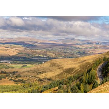 Lais Puzzle - Blick über die walisische Landschaft und die Wolken von der A4061 bei Aberdare in Rhondda Cynon Taf, Mid Glamorgan, Wales, UK - 100, 200, 500 & 1.000 Teile