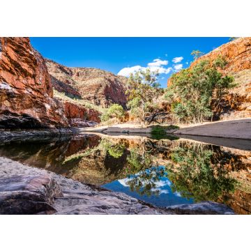 Lais Puzzle - Rotes Zentrum Landschaft mit entfernten Blick auf Mount Sonder Northern Territory Outback Australien - 100, 200, 500 & 1.000 Teile