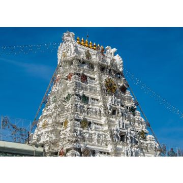 Lais Puzzle - Balaji-Tempel auf dem Tirumala-Hügel. Der meistbesuchte Ort der Hindu-Pilgerschaft. Sri Venkateswara Swamy Vaari-Tempel, Tirumala, Tirupati, Indien - 100, 200, 500 & 1.000 Teile