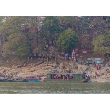 Lais Puzzle - Menschen auf der Peacock (Umananda) Insel im Brahmaputra Fluss in der Nähe von Guwahati, Indien - 100, 200, 500 & 1.000 Teile