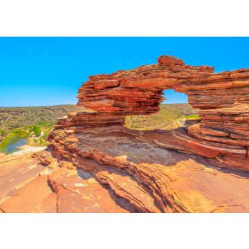 Lais Puzzle - Das Fenster der Natur über der Murchison River Gorge im Kalbarri National Park. Der Bogen aus rotem Sandstein ist die ikonischste Naturattraktion in Westaustralien - 100, 200, 500 & 1.000 Teile