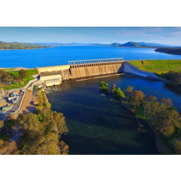 Lais Puzzle - Luftaufnahme des Hume-Wehrs am Lake Hume am Beginn des Murray River, Albury, Australien - 100, 200, 500 & 1.000 Teile