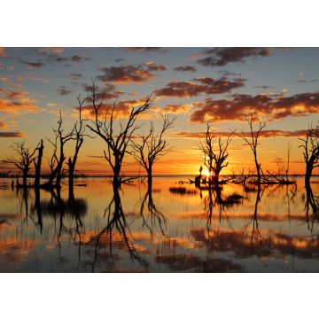 Lais Puzzle - Sonnenuntergang Reflexionen auf See Menindee Outback Australien - 100, 200, 500 & 1.000 Teile