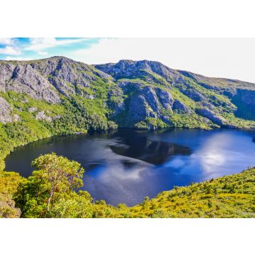 Lais Puzzle - Spektakulärer Blick über den Gletschersee und die schroffen Berge am Cradle Mt - Lake St Clair National Park, Tasmanien, Australien - 100, 200, 500 & 1.000 Teile