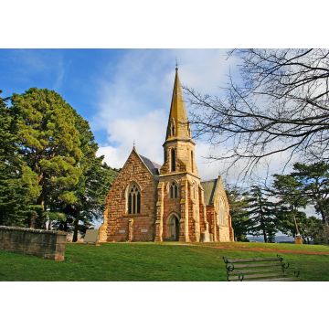 Lais Puzzle - Kirche auf dem Hügel bei Ross, Tasmanien, Australien - 100, 200, 500 & 1.000 Teile