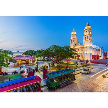 Lais Puzzle - Campeche, Mexiko, Independence Plaza in der Altstadt - 100, 200, 500 & 1.000 Teile
