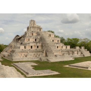 Lais Puzzle - Panoramablick auf die Maya-Pyramiden Edzna. Yucatan, Campeche, Mexiko - 100, 200, 500 & 1.000 Teile